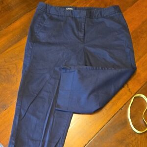 Talbots Size 12 Navy Pedal Pusher Capri